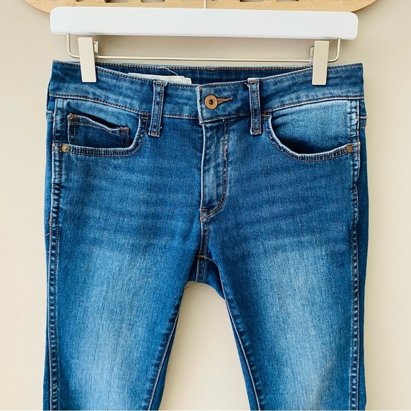 Pilcro and The Letterpress by Anthro. Mid-Rise Skinny Denim Jeans Blue S… - Picture 2 of 11